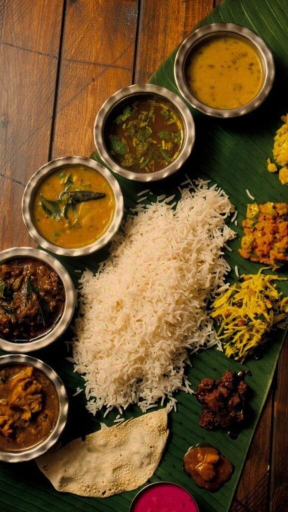 Traditional Indian thali featuring local delicacies from Mihir Khare’s food and travel blog.